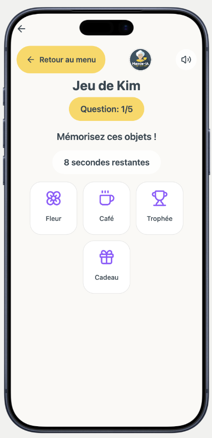 Jeu de Kim
